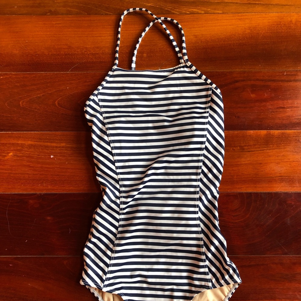 Albion lace up one piece swimsuit